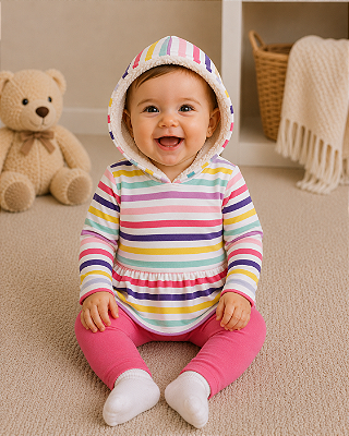 Conjunto Carter's de inverno - Listrado