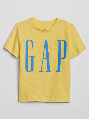 Camiseta GAP, manga curta, em algodão - Logo