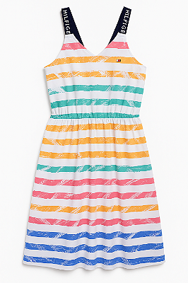 Vestido Tommy Hilfiger, de alcinha - Tropical