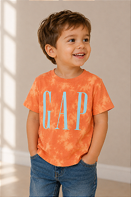 Camiseta GAP, manga curta, em algodão - Tie Dye