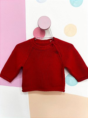 Suéter de Tricô - Vermelho