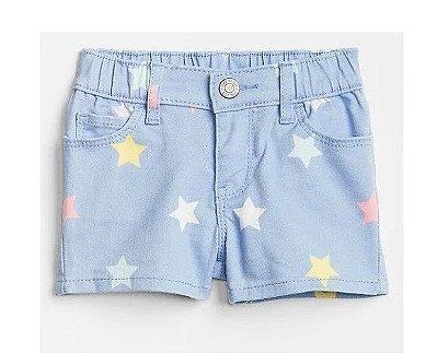 Short Jeans GAP Pull-on - Estrelas