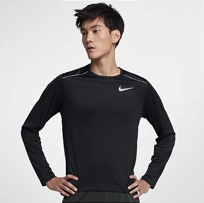 Manga Longa Nike Miler Masculina