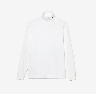 Camiseta Lacoste Manga Longa Algodão Orgânico
