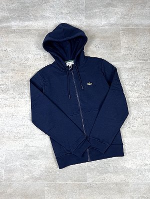 Moletom Lacoste Zíper Azul Marinho SH9986