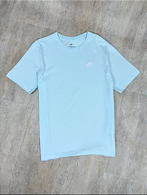 Camiseta Nike Club Sportswear Azul bebê