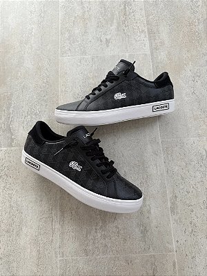 Tênis Lacoste Powercourt Monograma