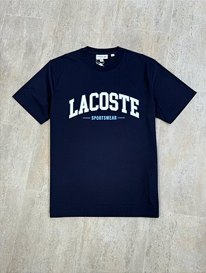 Camiseta Lacoste Sportswear Azul Marinho