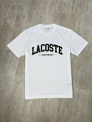 Camiseta Lacoste Sportswear Branca