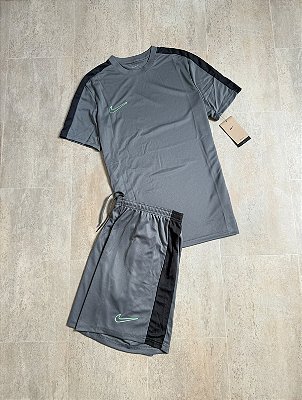 Conjunto Dri Fit Academy 23 Cinza