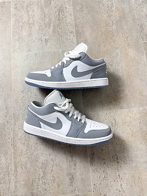 Tênis Air Jordan 1 Low Wolf Grey