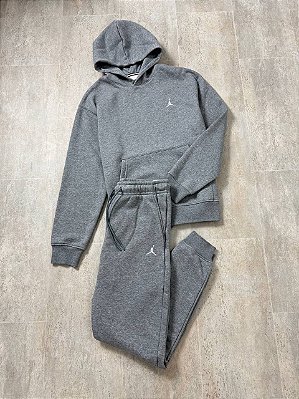Agasalho Jordan Fleece Jumpman Cinza