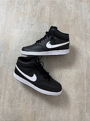 Tênis Nike Court Vision Mid Black White