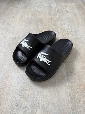 Chinelo Lacoste Serve Slide 2.0 Preto