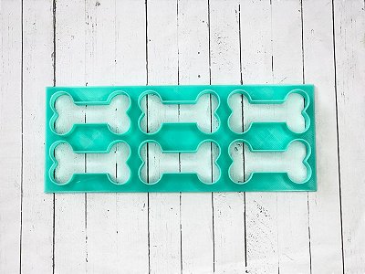 Cortador de Biscoito Placa 6 Ossos - Modelo B
