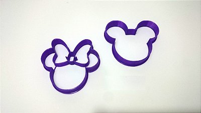 Cortadores de Biscoito Mickey e Minnie