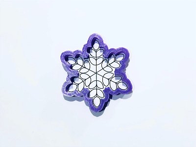 Cortador de Biscoito Floco de Neve V1