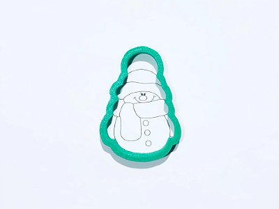 Cortador de Biscoito Boneco de Neve M2
