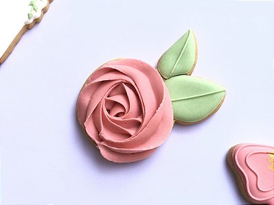Cortador de biscoito rosa pitanga