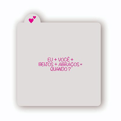 Estêncil Eu + Você