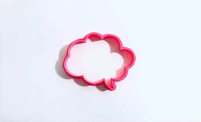 Cortador de Biscoito Balão de Fala Pensamento