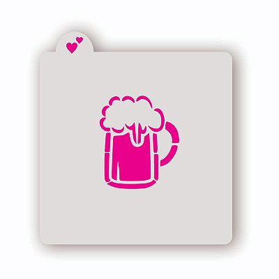 Estêncil Caneca de Chopp