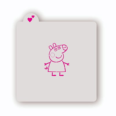 Kit Estêncil Peppa Pig