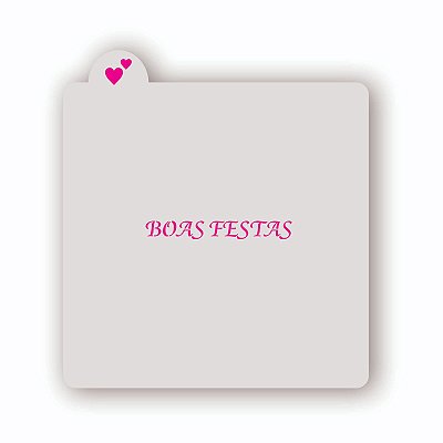 ESTENCIL BOAS FESTAS