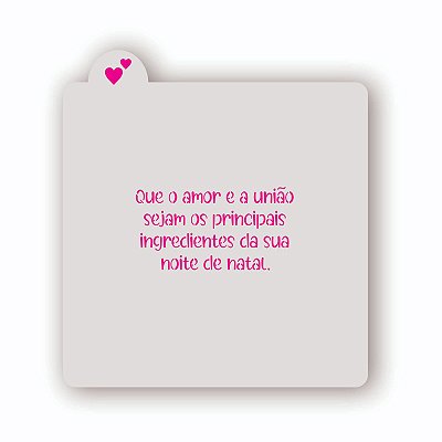 Estêncil Frase Natal 1