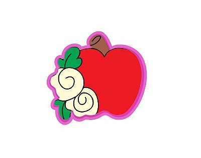 Cortador de Bolacha maça flores