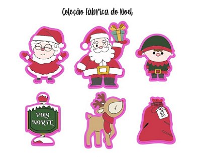 kit Cortador de Bolacha Fabrica do Noel