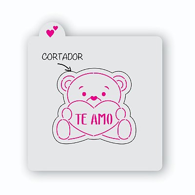 Ursinho com coração Te Amo
