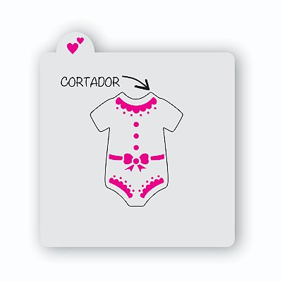 Body Baby Cortador e estêncil