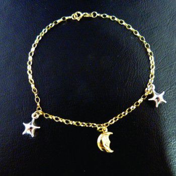 Pulseira Lua e Estrelas Portuguesa