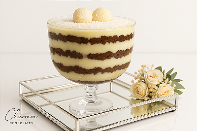 Taça Prestígio – Brownie, Coco & Brigadeiro Branco