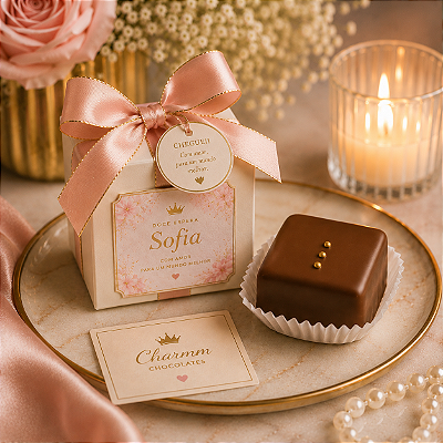 Charmm Chocolates – Petit Mélodie | Pão de Mel Belga na Caixinha Premium para Maternidade