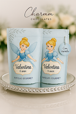 Pipoca Gourmet com Tag Personalizada – 25 unidades