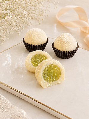 Perla Verde | Brigadeiro Gourmet de Uva com Leite Ninho para Eventos