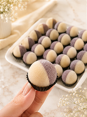 Duo di Charme | Brigadeiro Bicolor de Ninho e Chocolate Belga para Eventos