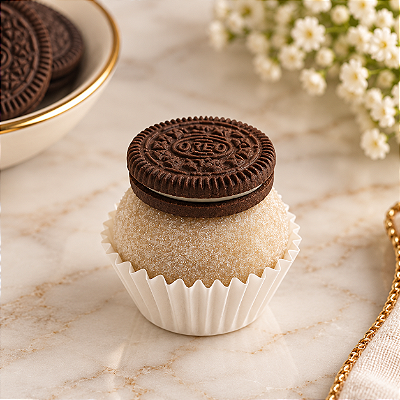 Noir & Creme | Brigadeiro com Mini Oreo e Base de Baunilha Suave