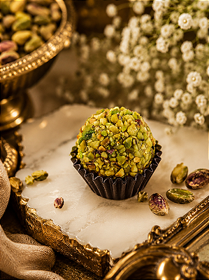 Pistacchio di Charme | Brigadeiro com Pistache Inteiro Tostado