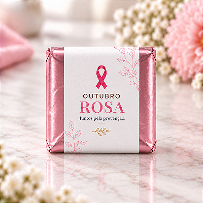 Ruban Rose | Barrinha de Chocolate 12g – Outubro Rosa