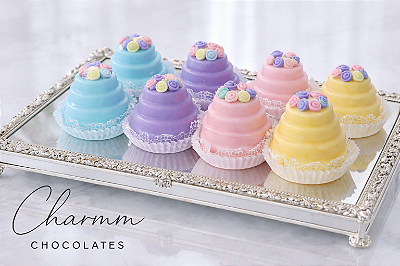 Mini Bolo Bombom • Coloridos e Recheados para Festas e Eventos