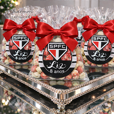 Pipocas Gourmet Personalizadas – Tema Futebol | Qualquer Time
