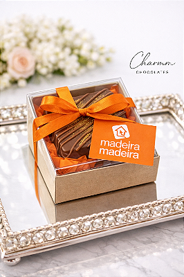 Pão de Mel Corporativo Personalizado | Brinde Premium | Charmm Chocolates
