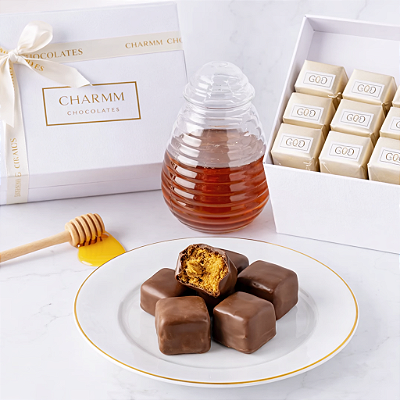 Caixa com 12 Mini Pães de Mel Gourmet