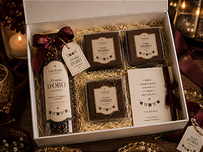 Charmm Chocolates – Seleção Arraiá D’Oro | Caixa Premium Junina