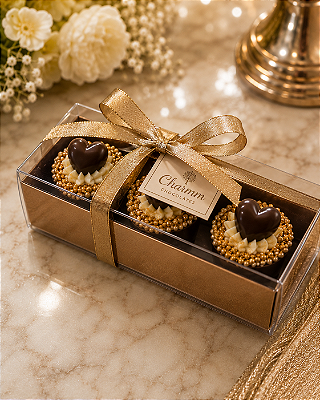 Cuore D’Oro | Copinhos de Chocolate Gourmet Recheados (10 unid)