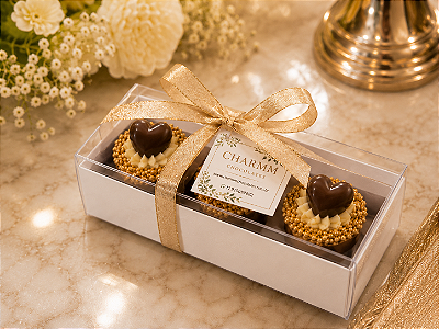 Cuore D’Oro | Copinhos de Chocolate Gourmet Recheados (10 unid)