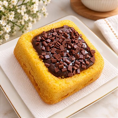 Bolo Abraço Charmm | Bolo de Cenoura com Brigadeiro (6 unid)